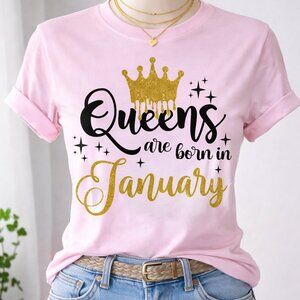 It's the Queen's Birthday in January Tee-Shirt Plus Size